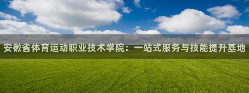 公海赌赌船官网下载平台注册流程图：安徽省体育运动职业技术学院